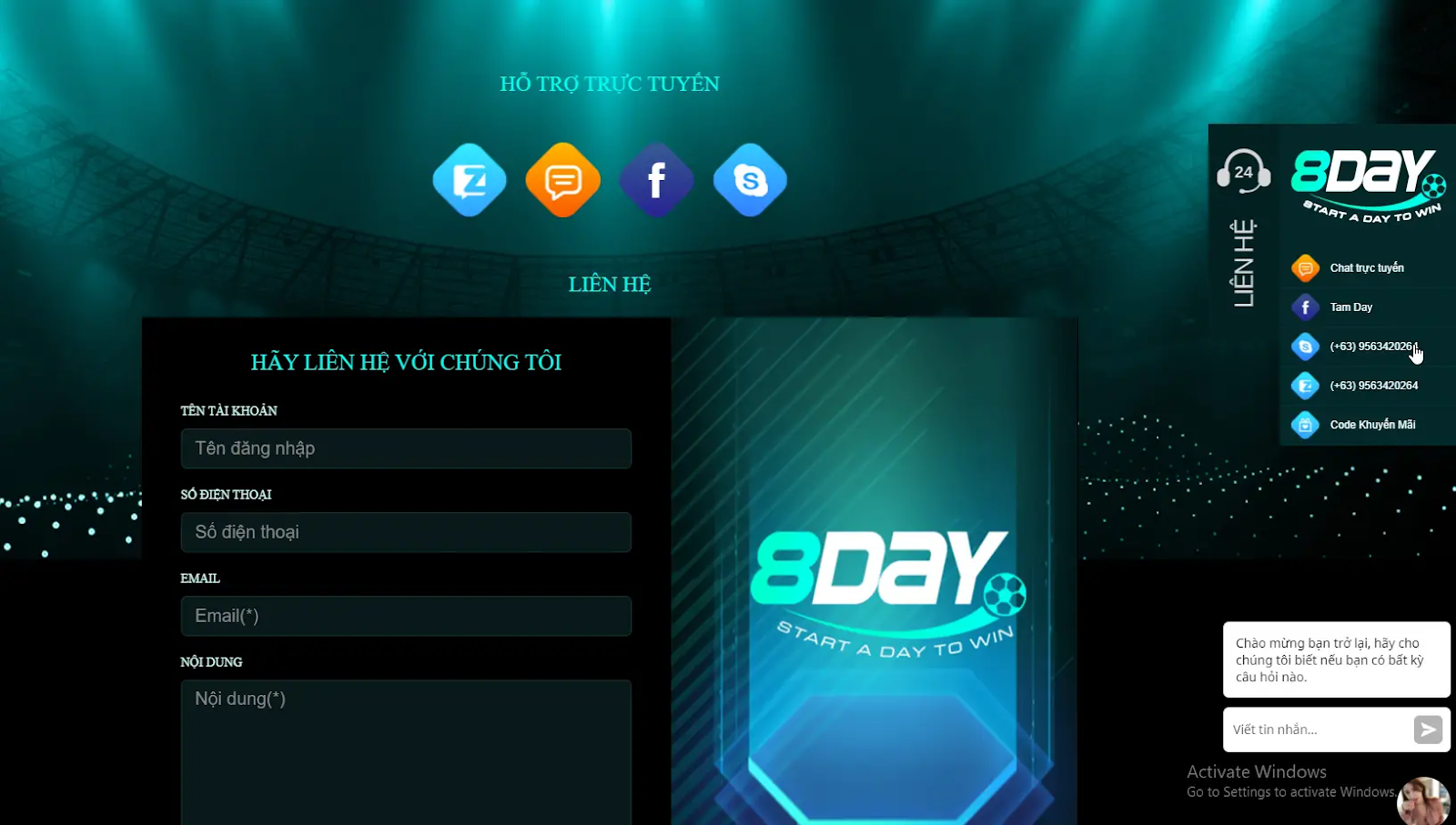 Cung cấp thông tin hội viên để liên hệ nhanh hơn